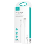 USAMS καλώδιο USB σε Lightning US-SJ500, 2A, 1m, λευκό - Image 3