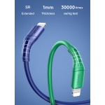 USAMS καλώδιο USB σε Lightning US-SJ500, 2A, 1m, λευκό - Image 2