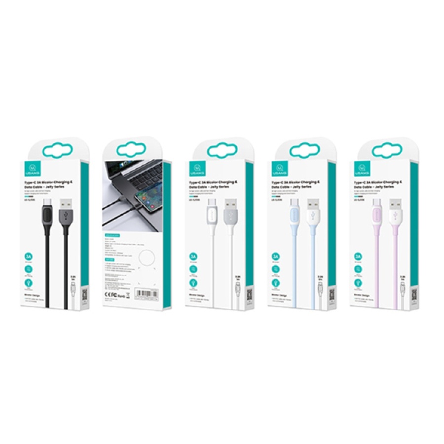 USAMS καλώδιο USB-C σε USB US-SJ596, 3A, 1m, μαύρο - Image 5