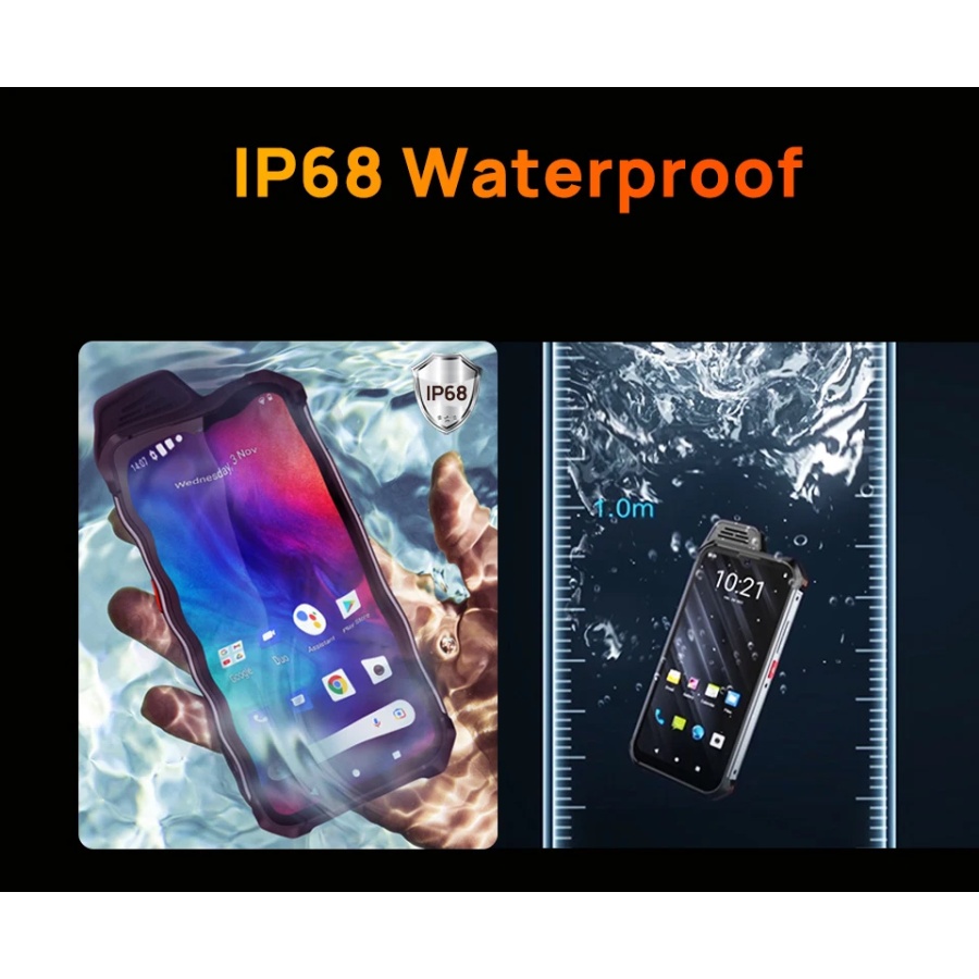 UNIWA smartphone W999, 6.3", 8/128GB , ηχείο 2W, Atex Zone 2, IP68, μαύρο - Image 7
