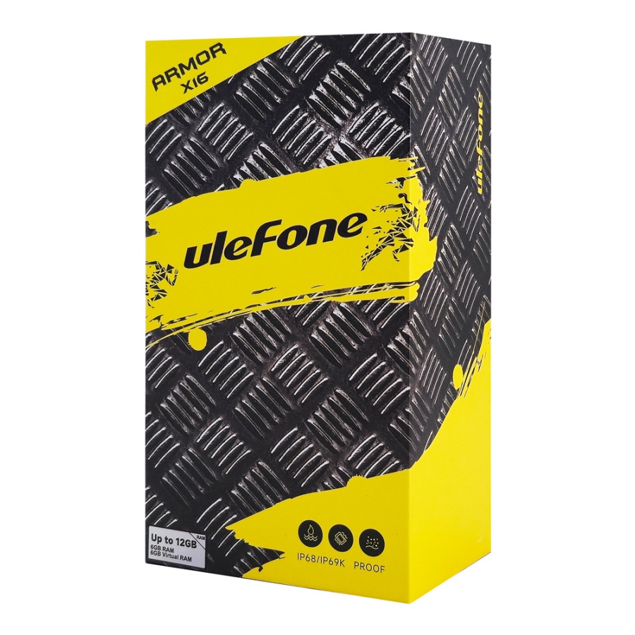ULEFONE smartphone Armor X16, 6.56", 6/128GB, 10360mAh, IP68/IP69K/MIL-STD-810H, μαύρο - Image 8
