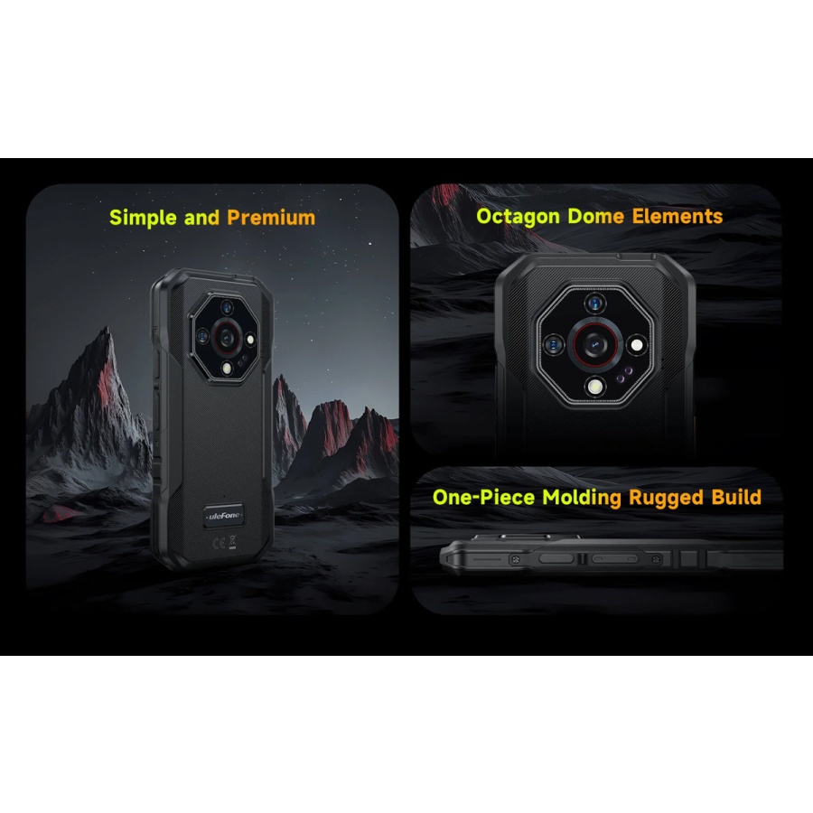 ULEFONE smartphone Armor X32, 5.65", 6/128GB, 5500mAh, IP68/IP69K, μαύρο - Image 10