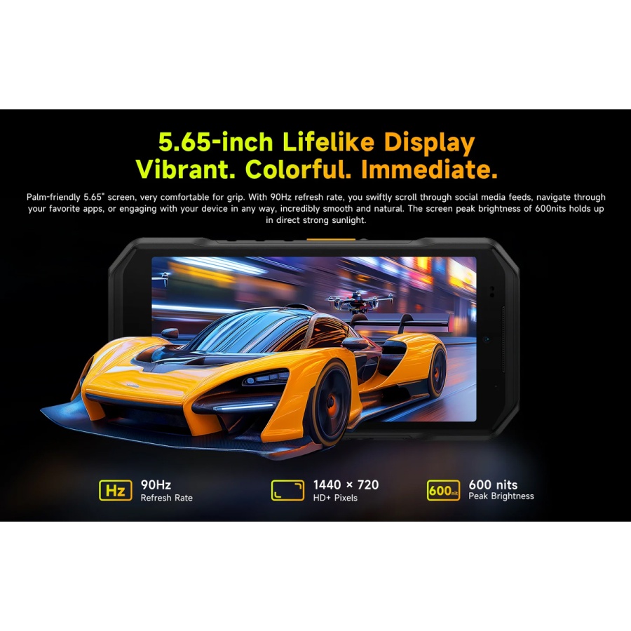 ULEFONE smartphone Armor X32 Pro, 5.65", 8/256GB, 5G, 5500mAh, IP68/IP69K, μαύρο - Image 4
