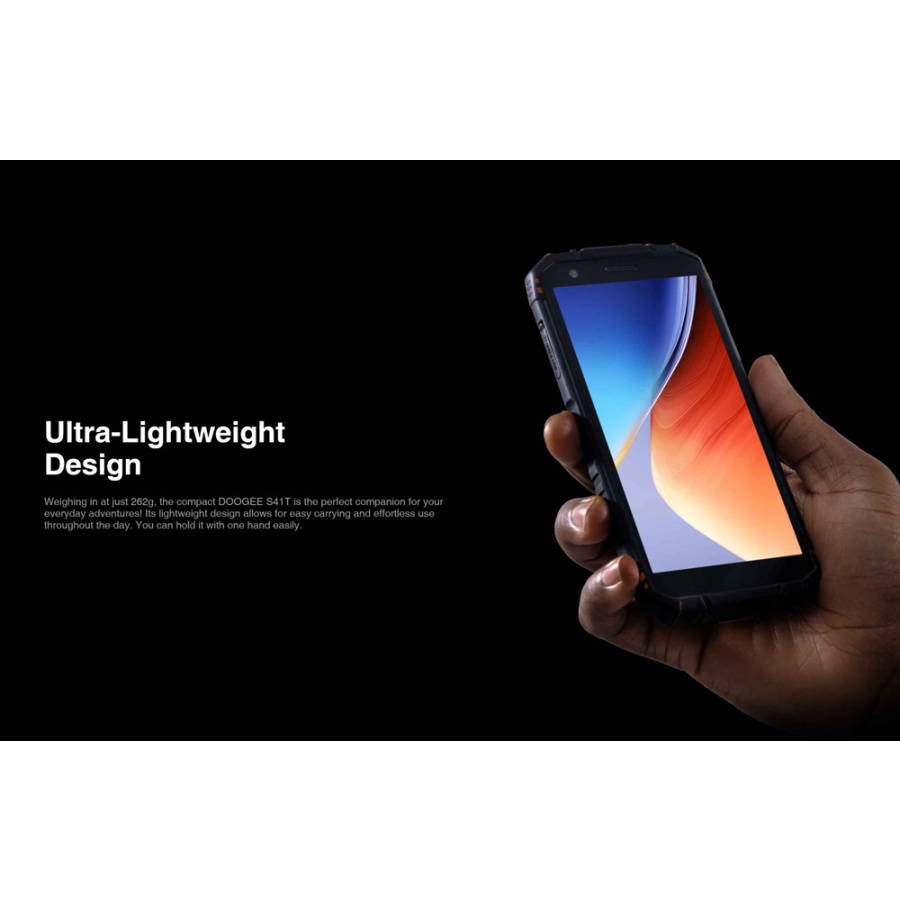 DOOGEE smartphone S41T, 5.5", 4/64GB, 6300mAh, IP68/IP69K, πορτοκαλί - Image 2