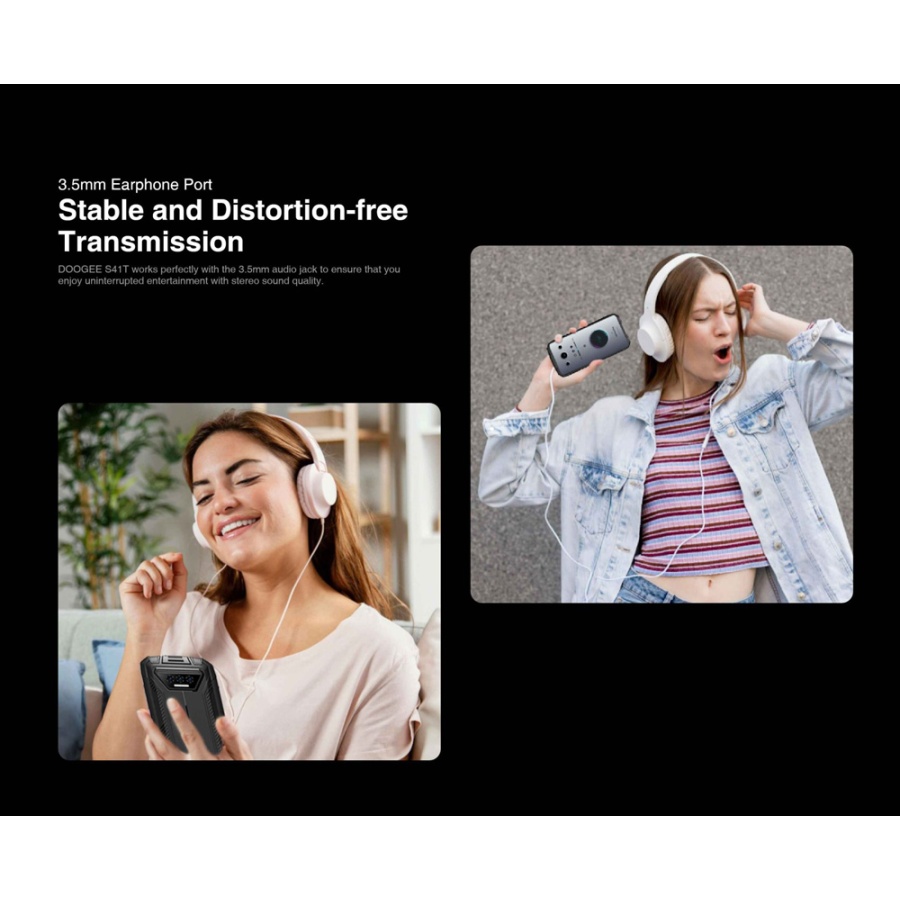 DOOGEE smartphone S41T, 5.5", 4/64GB, 6300mAh, IP68/IP69K, πορτοκαλί - Image 6
