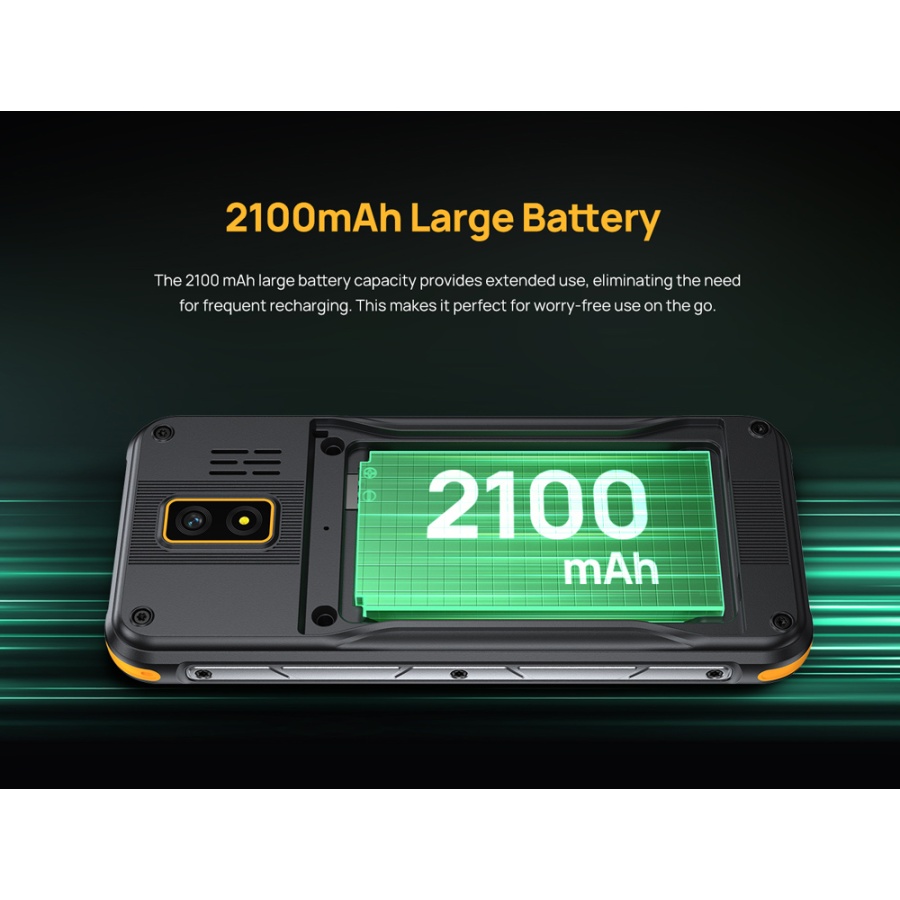 ULEFONE κινητό τηλέφωνο Armor Mini 4, IP68, 2.8", dual SIM, 4G, μαύρο - Image 3