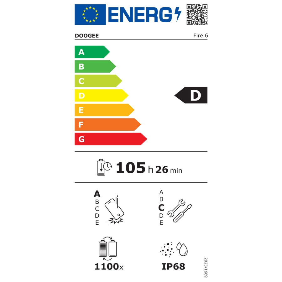 DOOGEE smartphone Fire 6, 6.56", 6/256GB, 10400mAh, IP68/IP69K, μαύρο - Image 10