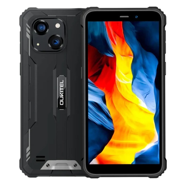 OUKITEL smartphone G2, 6", 4/64GB, 6300mAh, IP68/IP69K, μαύρο
