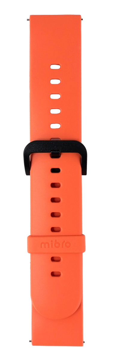 MIBRO λουράκι σιλικόνης MBR-STRAP-OR, 22mm, πορτοκαλί