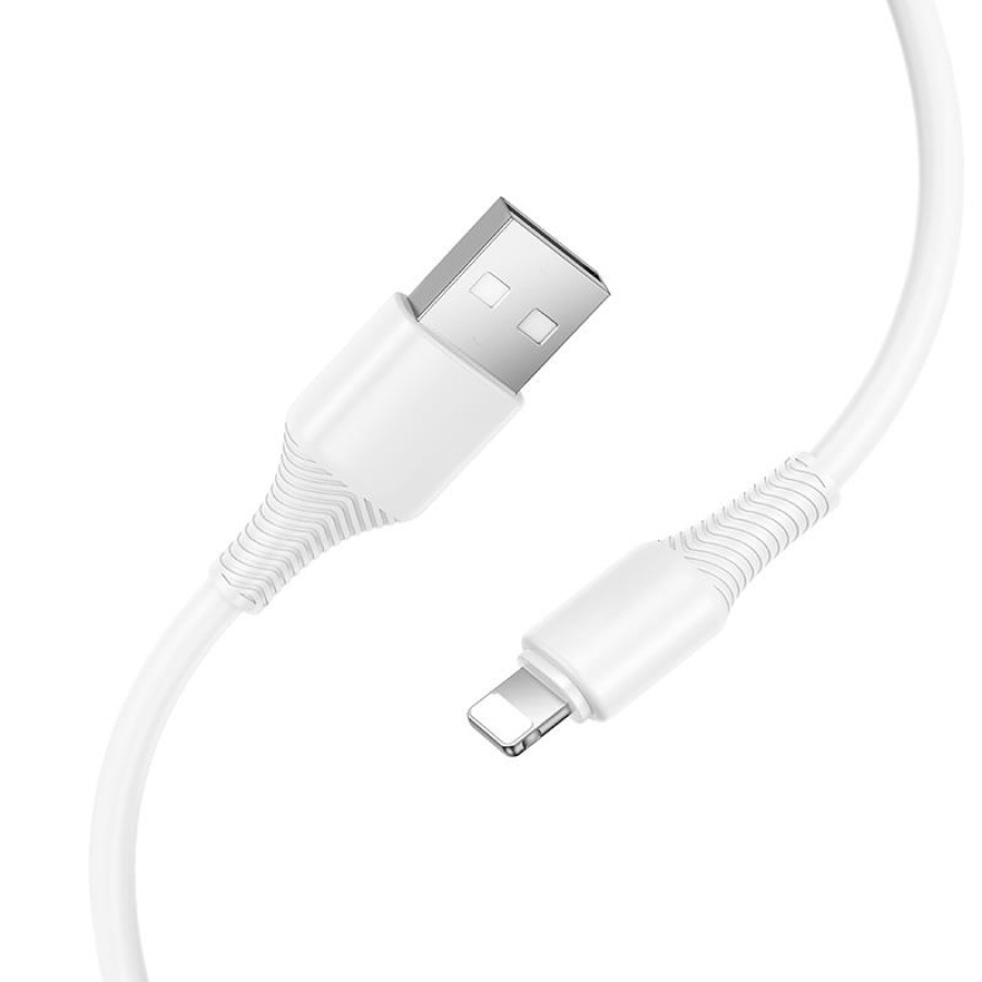 HOCO X120 BENEFICIO ΚΑΛΩΔΙΟ LIGHTNING, 1m, 27W,  ΛΕΥΚΟ - Image 2