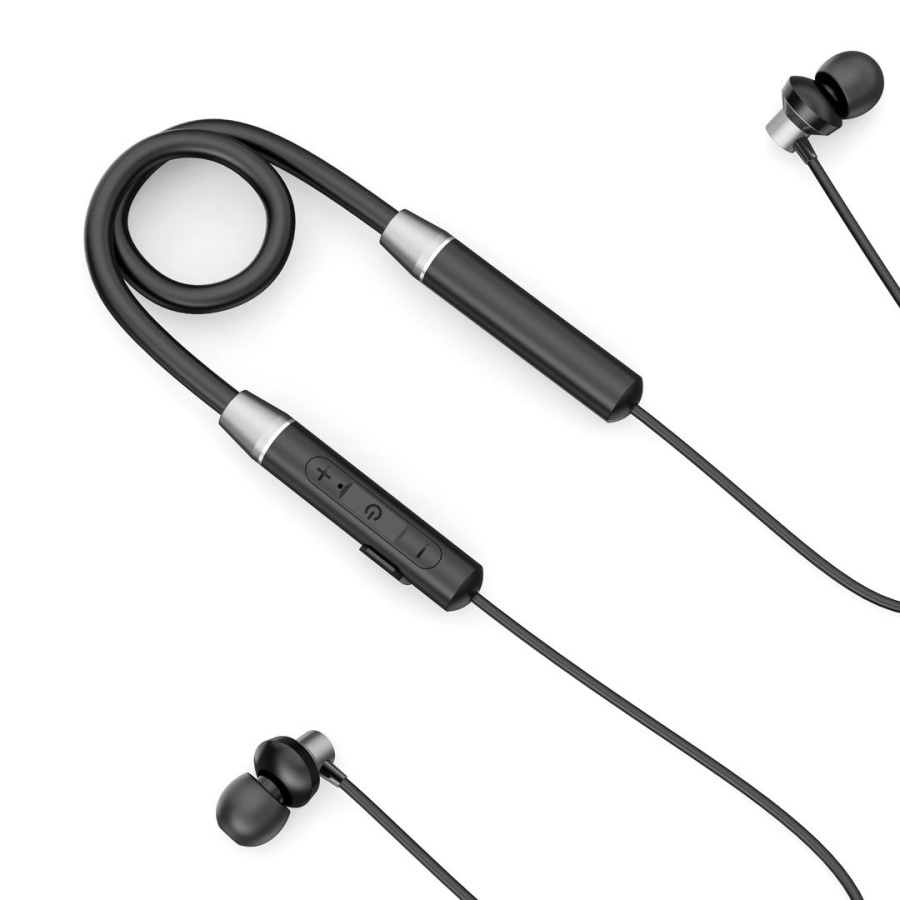 XO BS33 SPORT BLUETOOTH ΑΚΟΥΣΤΙΚΑ ΛΑΙΜΟΥ, ΜΑΥΡΑ - Image 3
