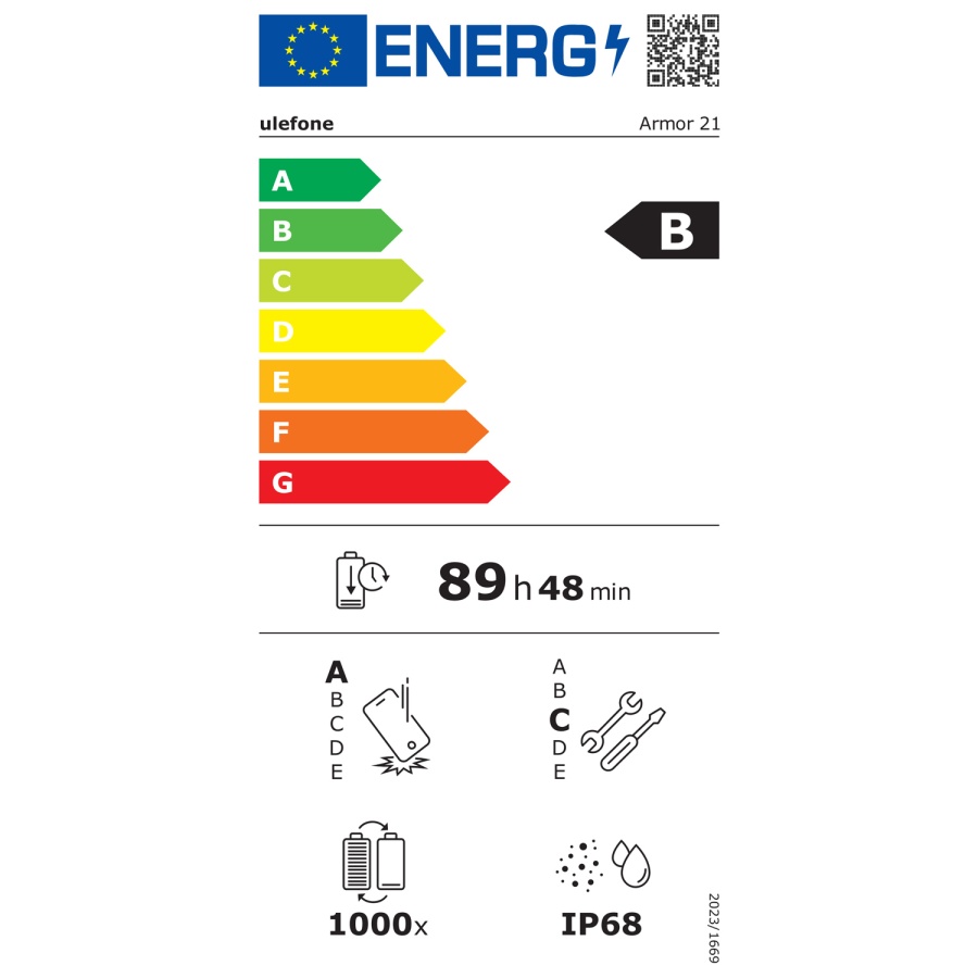 ULEFONE smartphone Armor 21 με ηχείο 3.5W, 6.58", 8/256GB, 9600mAh, IP68/IP69K, μαύρο - Image 10