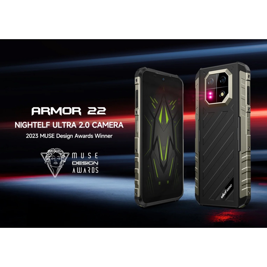 ULEFONE smartphone Armor 22, 6.58", 8/128GB, 6600mAh, IP68/IP69K, μαύρο - Image 8
