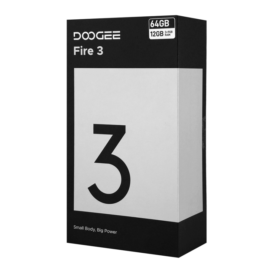 DOOGEE smartphone Fire 3, 5.5", 3/64GB, 8350mAh, IP68/IP69K/MIL-STD-810H, μαύρο - Image 9