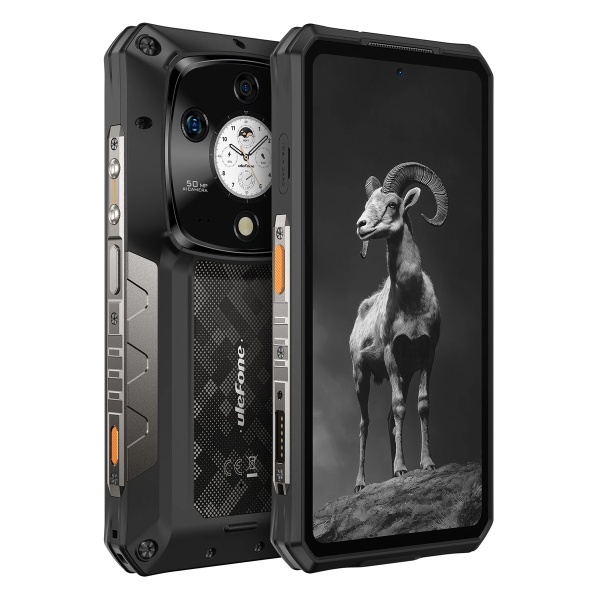 ULEFONE smartphone Armor 28 Pro, 6.67" & 1.04, 16/512GB, 5G, 10600mAh, IP68/IP69K/MIL-STD-810H, μαύρο