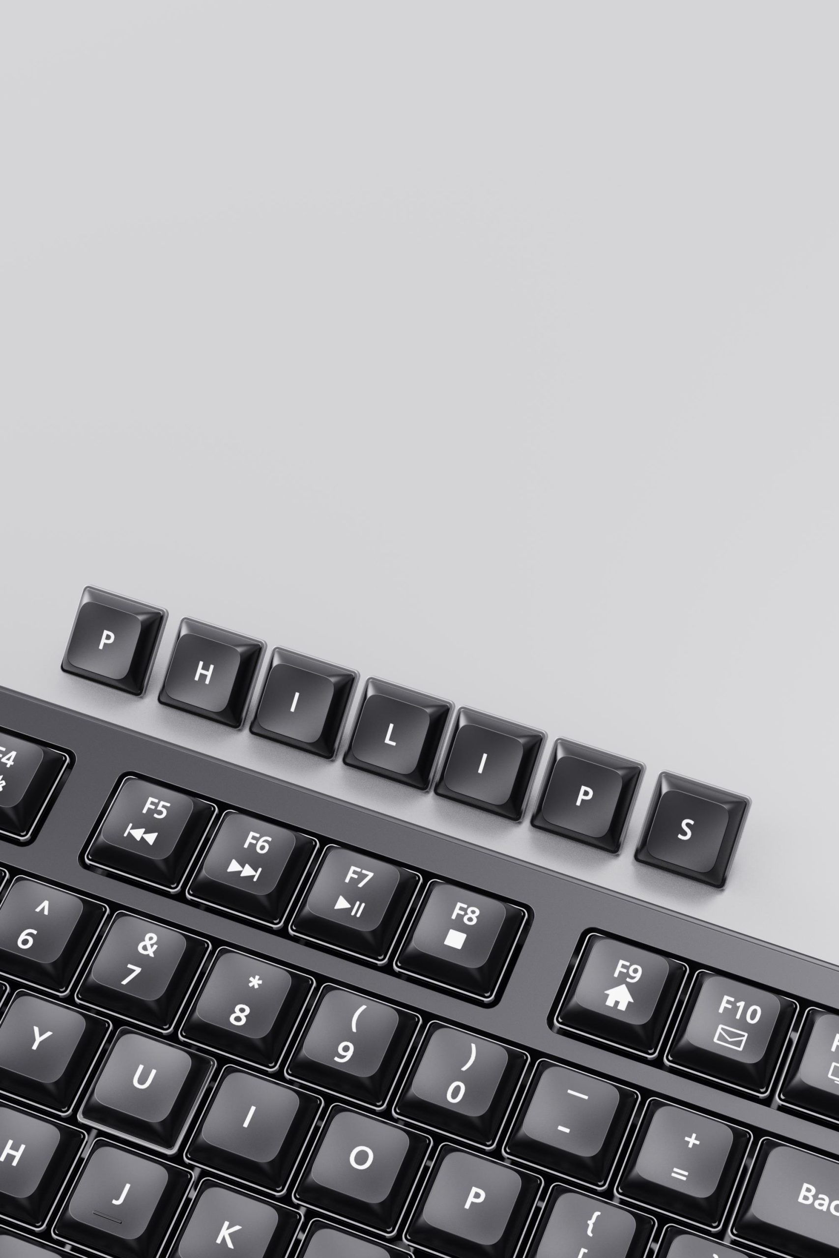 PHILIPS SPK6247 ΕΝΣΥΡΜΑΤΟ ΠΛΗΚΤΡΟΛΟΓΙΟ, ΜΑΥΡΟ, GR - Image 4